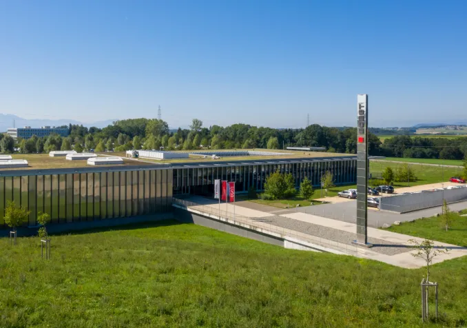 Le siège de l'entreprise Bobst à Mex (VD) © Groupe Bobst