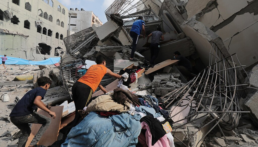 La Bande de Gaza, octobre 2023 / ©Palestinian News &amp; Information Agency (Wafa), APAimages, CC BY-SA 3.0 Wikimedia Commons