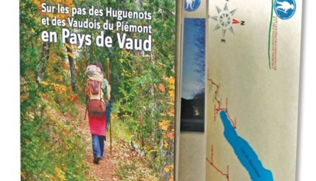 L’ouvrage de 127 pages accompagne les 250 kilomètres de chemins balisés dans le canton de Vaud. L’ouvrage de 127 pages accompagne les 250 kilomètres de chemins balisés dans le canton de Vaud. / ©Sur les pas des huguenots