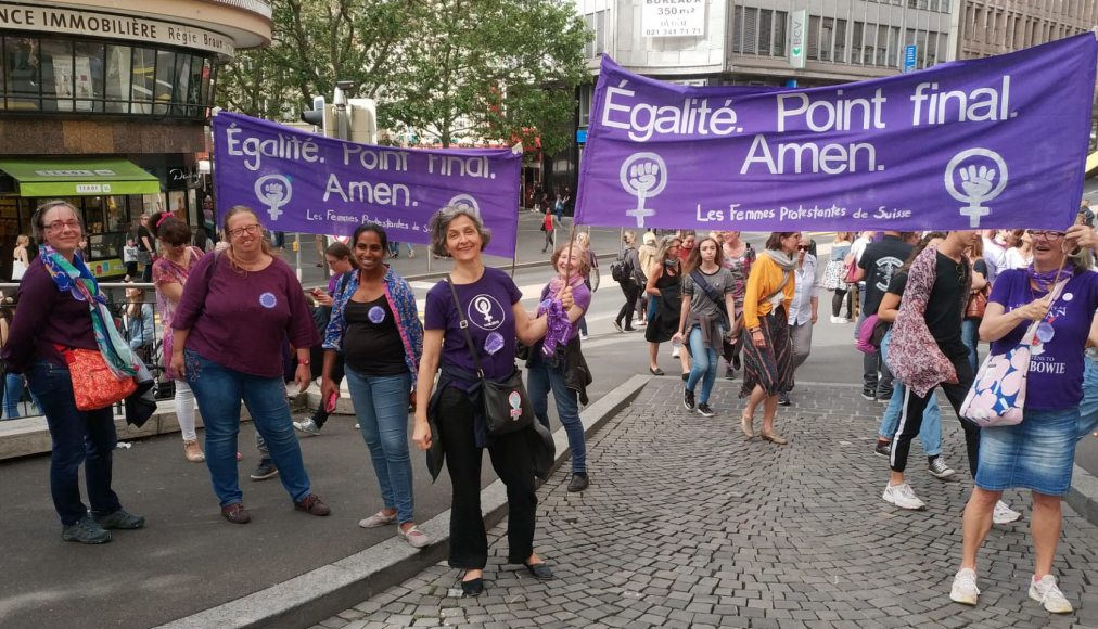 Les femmes protestantes solidaires du combat pour l'égalité. Les femmes protestantes solidaires du combat pour l'égalité. / Les femmes protestantes solidaires du combat pour l'égalité.