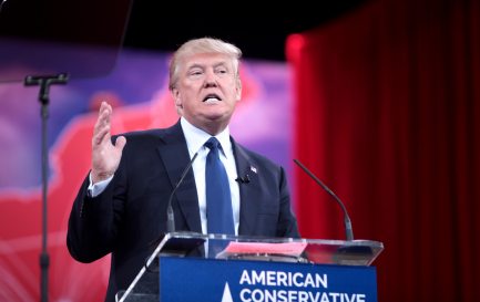 Donald Trump, en 2015, à Washington. / Gage Skidmore, Wikimedia