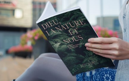 Photomontage du mook «Dieu, la nature et nous» / Réformés/OPEC